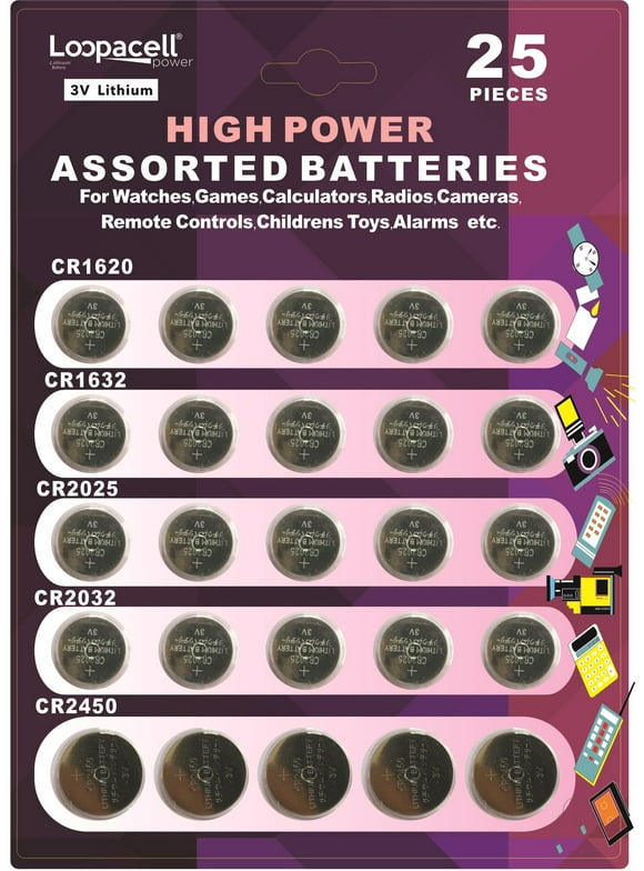 cr2025 batteries in Button batteries