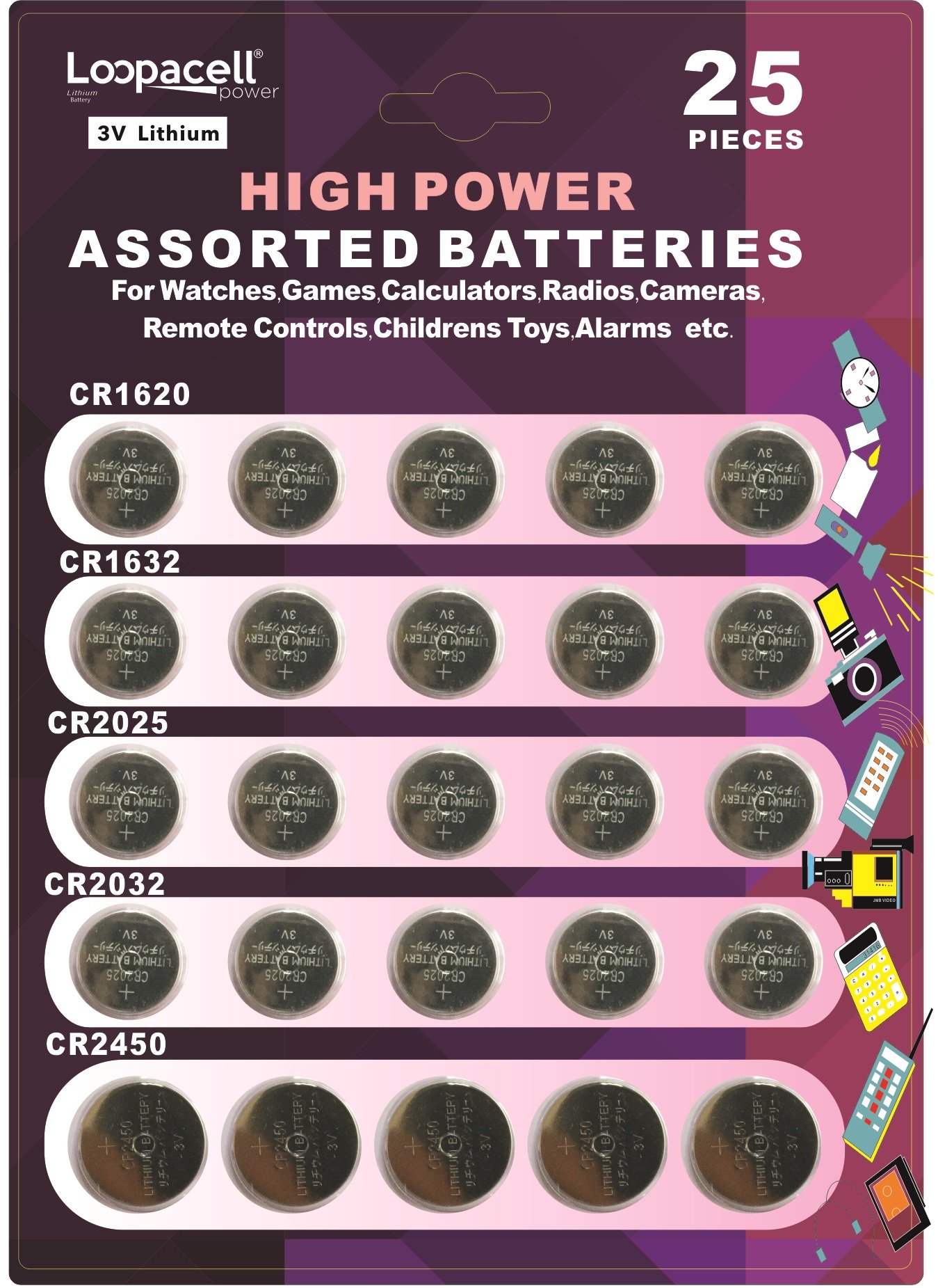 cr2025 batteries in Button batteries - Walmart.com