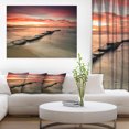 thumbnail image 1 of Wonderful Sunrise on Black Ocean - Beach Photo Canvas Print, 1 of 3