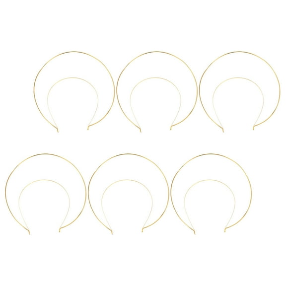 KALLORY Golden Metal Angel Headband for Women's Comfortable Hair Accessory Perfect for Decor and Special Events