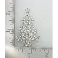 thumbnail image 2 of Faship Gorgeous  Clear Rhinestone Crystal Christmas Tree Pin Brooch, 2 of 3