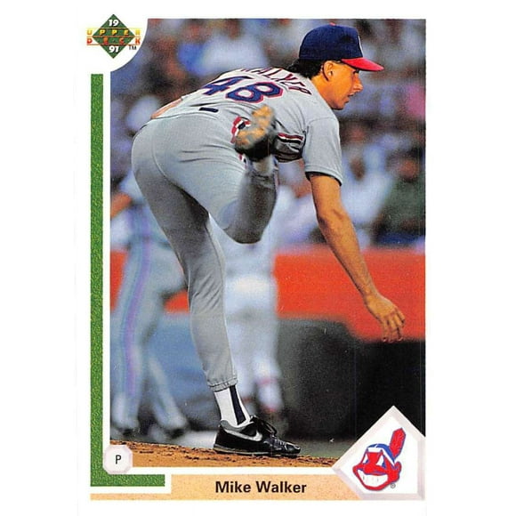 1991 Tower Deck Baseball 694 Mike Walker Cleveland Indians