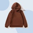 thumbnail image 6 of Gubotare Hoodies for Boys Toddler Boy's Letter Graphic Kangaroo Pocket Sweatshirt Long Sleeve Hoodie 2T 3T (Coffee,2-3 Years), 6 of 6