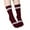 Wine Red, variant on Women's Five Finger Toe Socks Warmer Thick Cotton Split Toe Socks for Sports and Outdoor Activities Wine Red