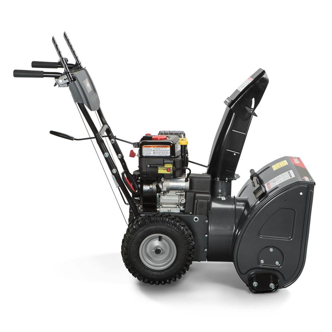 Briggs 24-Inch 208cc Dual-Stage Gas Powered Self-Propelled Snow Blower, Electric Start