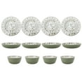 thumbnail image 5 of Better Homes & Gardens 12-Piece Bamboo Melamine Dinnerware Set, Green, 5 of 20