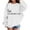 Blanc, variante sur Chandail en Molleton Imprimé Cœur pour Filles, Coupe Ample Col Rond Manches Longues avec Design Amour, Chemise Décontractée en Coton Doux pour Filles Tout-Petits, Plusieurs Couleurs Disponibles pour Usage Quotidien Rose