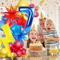 thumbnail image 4 of Decoraciones de cumpleaños de Wclliuchi Cartoon Hedgehog Boy 7th, 4 of 7