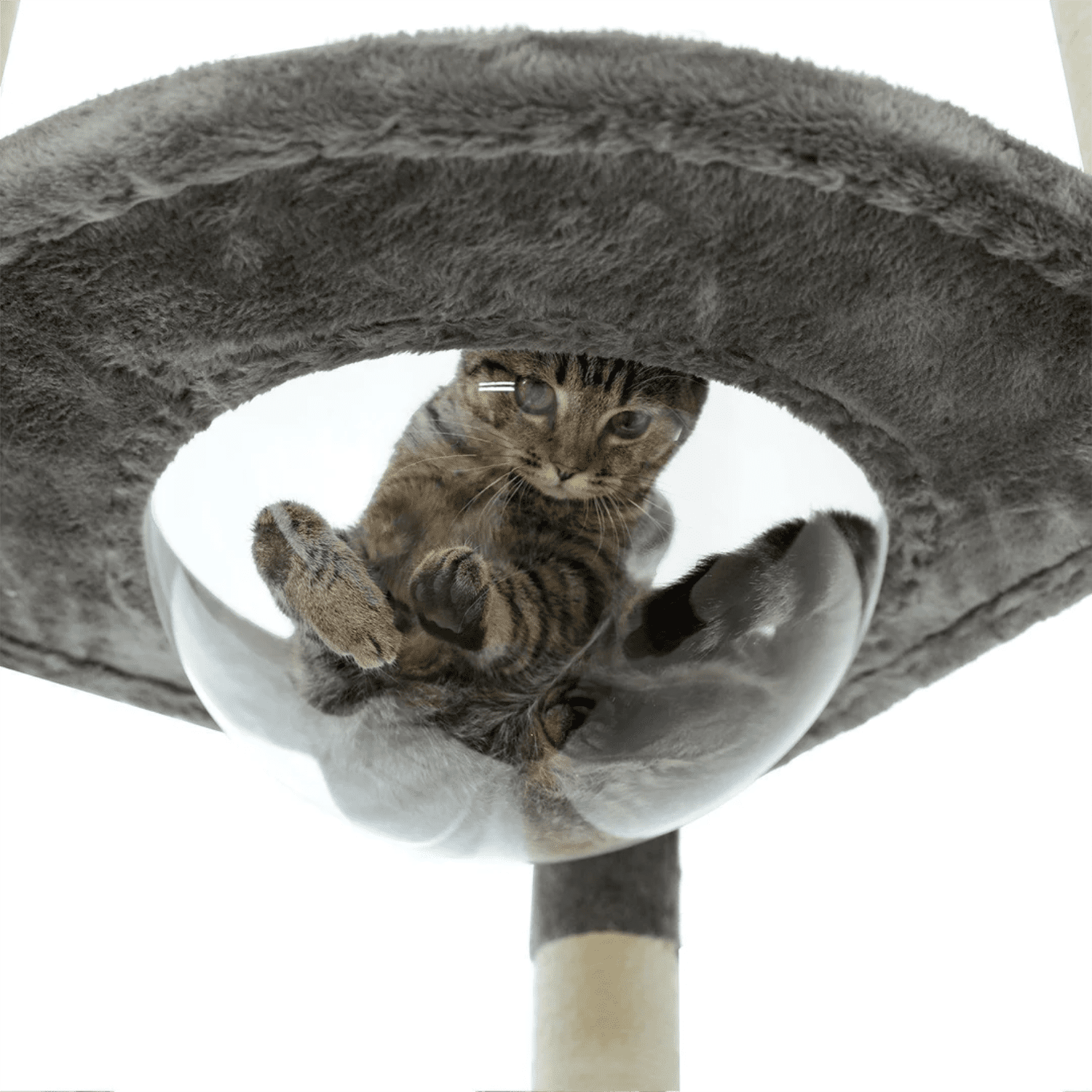 Pefilos Floor to Ceiling Cat Tree for Indoor 92.9"-101.6" Height Adjustable Cat Tower Tall Kitty Climbing Play House with Scratching Posts, Cozy Cat Condo, Perches and Large Hammock, Beige Pefilos Floor to Ceiling Cat Tree for Indoor 92.9"-101.6" Height Adjustable Cat Tower Tall Kitty Climbing Play House with Scratching Posts, Cozy Cat Condo, Perches and Large Hammock, Beige