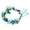 Blue, variant on Angala Girls Floral Hair Wreath Headband Summer Photo Shoot Boho For Kids Cute Practical Breathable One Size