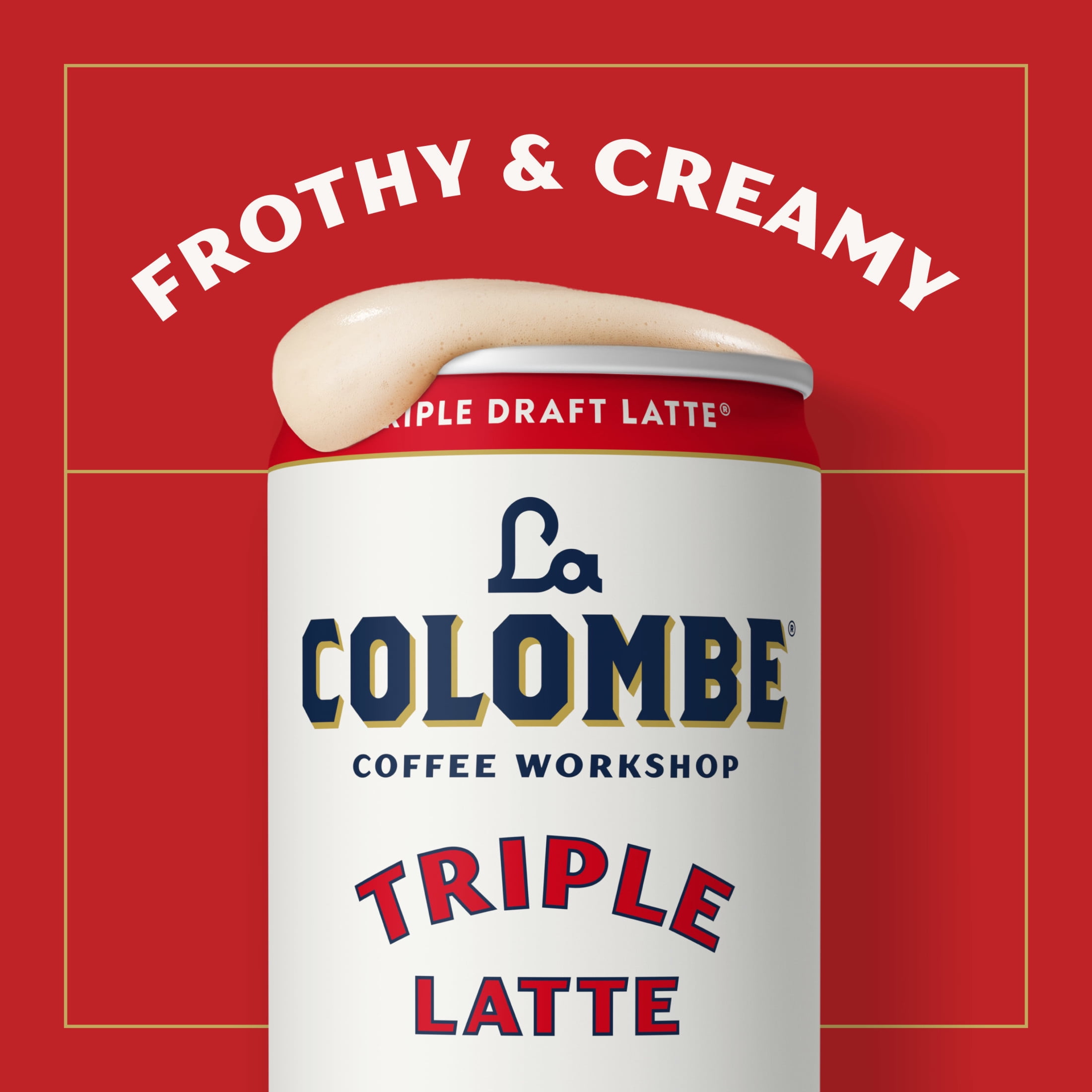 (2 pack) La Colombe Triple Draft Latte Cold Brew Ready-to-Drink Coffee, 11 fl oz, Can