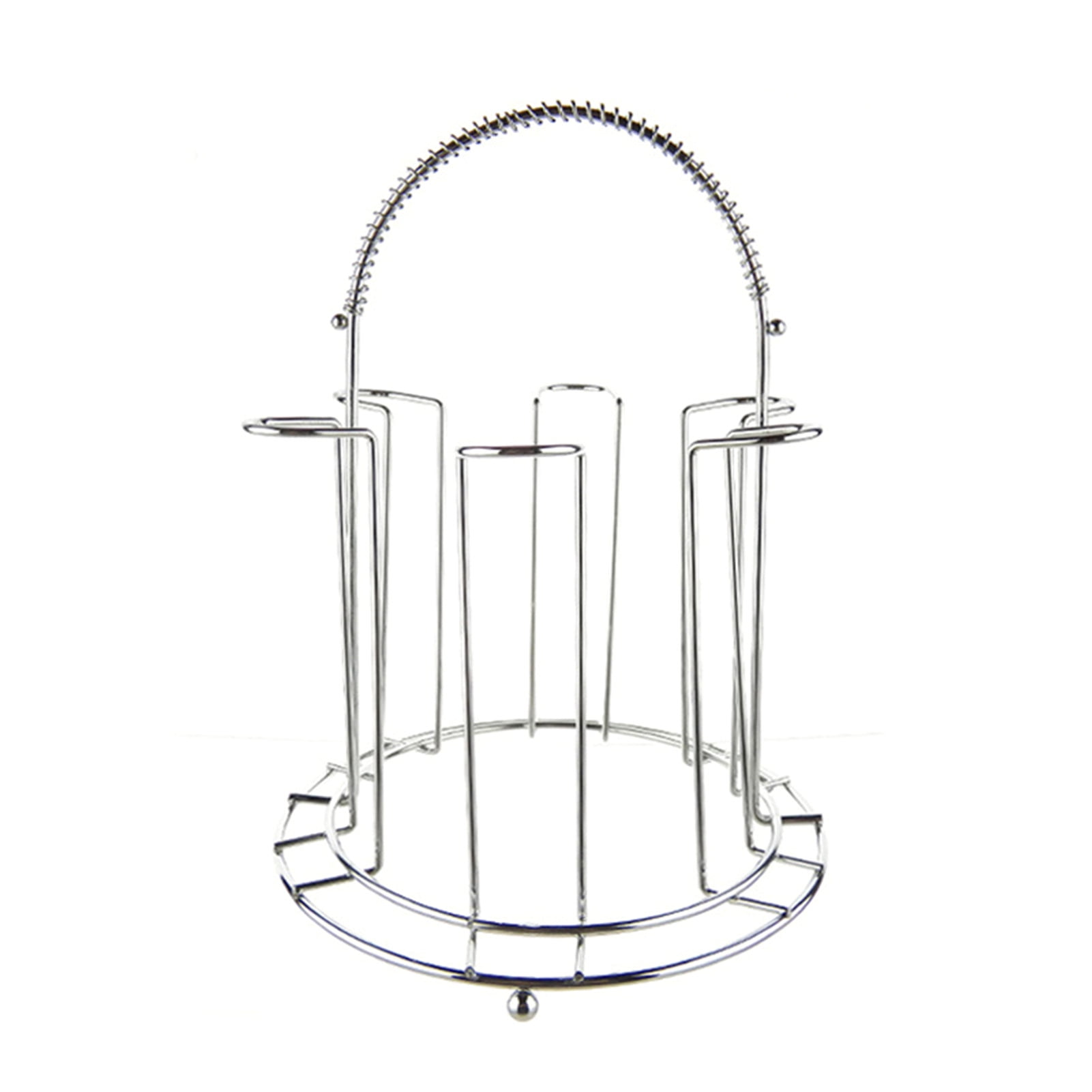 1 X Metal Glass Cup Rack Water Mug Draining Drying Organizer Drain Holder Stand