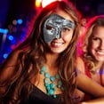 thumbnail image 3 of Fête Halloween Fête 9 Fête Halloween Fête 9 Fête Halloween Fête 9 Fête Halloween Fête 9 Fête Halloween Fête 9 Disco Demi-Visage Accessoire de Fête Lueur, 3 of 3