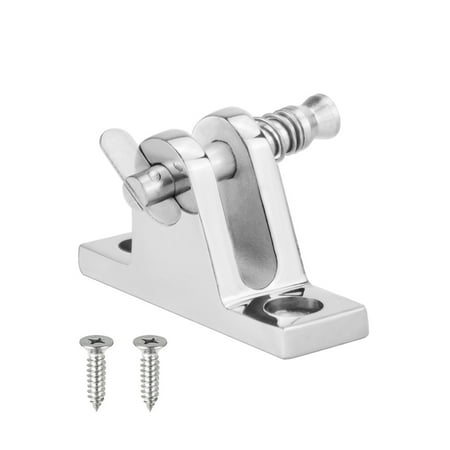

ROBOT-GXG Stainless Steel Deck Hinge Mount Portable Pre-drilled Mirror Polished 90 Degree Fitting Fishing Boats Yacht Hardware Accessories