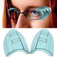 thumbnail image 2 of 1 Pair Colorful TPU Glasses Side Protect Cover Wing Splash Protection Easy to Install Transparent Design Eye Glass Cover Wing, 2 of 8