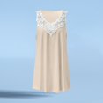 thumbnail image 2 of Women's Tops Tees Blouses Lace Neckline Loose Summer Sleeveless Basic Shirts Tank Tops for Women, 2 of 5