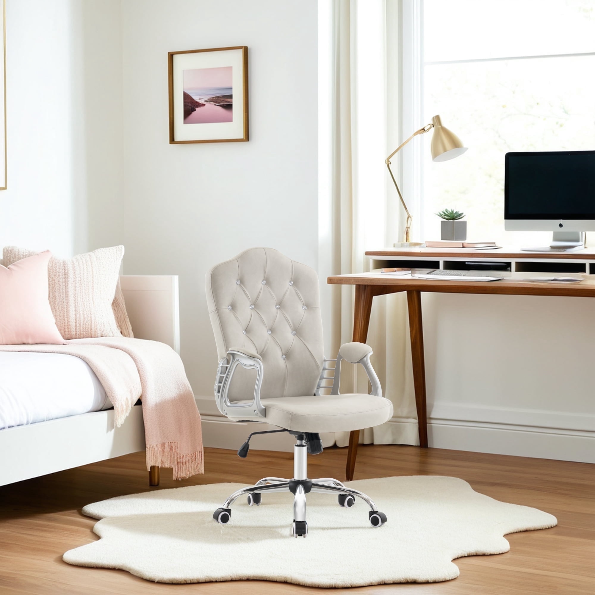 barberpub ergonomic swivel office chair product