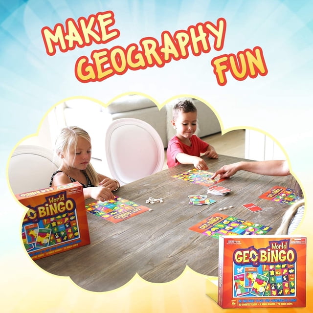 GeoToys — GeoBingo World — Juegos de mesa para niños — Geografía Juegos de bingo Recursos Geotoys Geotoys