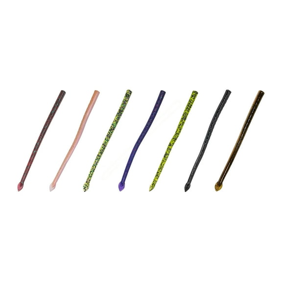 Charlie's Worms Finesse Master Artificial Fishing Bait Freshwater Saltwater Bass Fishing Lures Scented Soft Bait 10pk