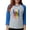 Heather/Blue, variant on CafePress - Save Ukraine! America Supports Long Sleeve T Shirt - Womens Baseball Tee