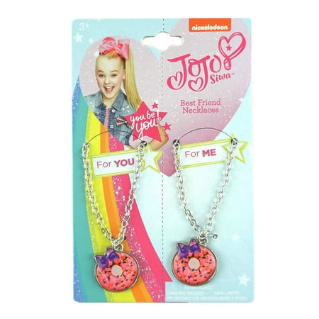 JoJo Siwa Necklace Set Best Friend Sisters Necklaces Fashion Nickelodeon (Best Fashion Show Sets)