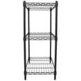 thumbnail image 6 of Internet's Best 3-Tier Wire Shelving - Flat Black, 6 of 7