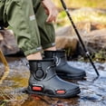 thumbnail image 5 of Botas de lluvia para hombre, para pesca, zapatos de goma aislantes, botines para hombre, impermeables, botas de seguridad para el trabajo, zapatos de cocina antideslizantes para hombre, 5 of 5