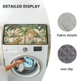 thumbnail image 6 of ZIATUBLES Daisy Butterfly Wood Grain Washing Machine Dust Cover Mat Versatile Washer Dryer Top Protector Cover Pad for Laundry Room Absorbent Heat-Resistant Kitchen Mat, 24 x 19.7 Inch, 6 of 7