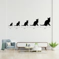 thumbnail image 4 of Korat Cat Breed Silhouette - Beautiful Solid Steel Home Decor Decorative Accent Metal Art Wall Sign, 4 of 6