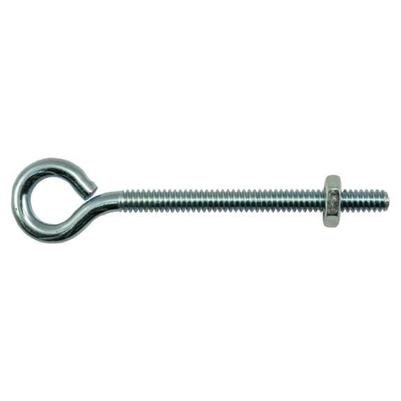 #10-24 x 3" Zinc Plated Steel Coarse Thread Eyebolt (20 pcs.)