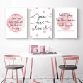 thumbnail image 3 of Trendy Pink Bows Canvas Wall Art Set Of 3 Pink Cherry Bow Canvas Print For Girly Wall Decor Preppy Watercolor Bows Wall Decor For Aesthetic Posters Prints For College Apartment Bedroom Decor Und, 3 of 7