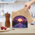 thumbnail image 2 of Yayeee Napkin Holder for Table Kitchen Paper Tissue Organization, Blue Neon Road, 2 of 8