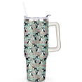 thumbnail image 2 of 40 Oz Dachshund Tumbler with Handle and Straw, Dog Travel Mug Water Bottle, Stainless Steel Insulated Cup with Lid and Straw, Birthday Christmas Gifts, 2 of 7