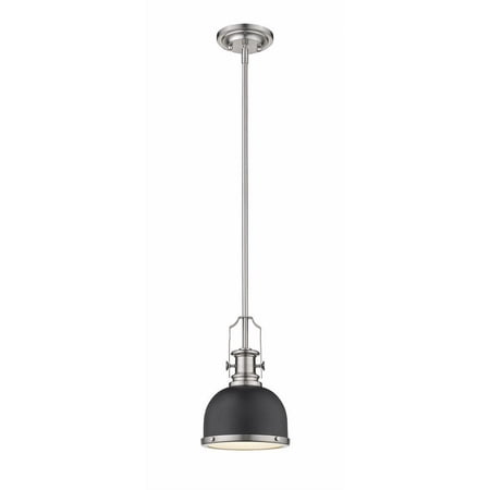Z-Lite 725Mp Melange 8  Wide Mini Pendant - Black