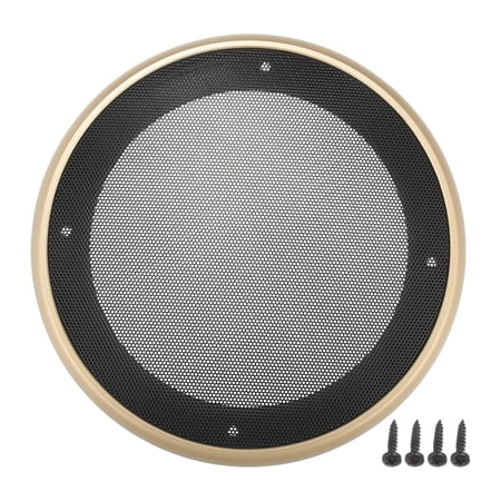 Unique Bargains Car Speaker Grills Cover Mesh Round Subwoofer Guard Protector Case 6.5"