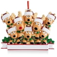 thumbnail image 1 of Cateissary Adorno colgante de árbol de Navidad de animales de dibujos animados, puerta de chimenea, decoración del hogar del Hotel, suministros para el Kits de decoración para fiestas 8 animales Cateissary HA009187-06, 1 of 6