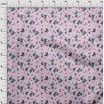 thumbnail image 4 of oneOone Cotton Cambric Light Pink Fabric Florals Craft Projects Decor Fabric Printed By The Yard 56 Inch Wide, 4 of 6