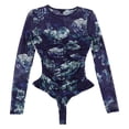 thumbnail image 1 of GUESS Womens Brianne Bodysuit Jumpsuit, Blue, Small, 1 of 2