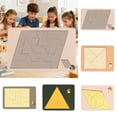 thumbnail image 5 of Triangle Puzzle, Solving the Wooden Block Puzzle Challenge, Wooden Irregular Shape Jigsaw Triangle Design, Triangulator Wood Brain Teaser Jigsaw Game,C, 5 of 5