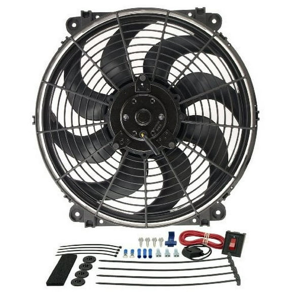 Derale 16514 14" Tornado Electric Fan Premium Kit Fits select: 2010-2012 TOYOTA CAMRY, 2010-2011 FORD F150