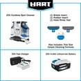 HART 20Volt Cordless Carpet & Upholstery Spot Cleaner Kit, (1) 4.0Ah