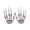 #001, variant on 2 Pack Halloween Skeleton Hands Realistic Life Size Skeleton Hands for Ghost Festival Halloween Themed Party Decoration Props (Right & Left)
