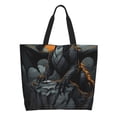 thumbnail image 1 of Easygdp Full Moon Black Dragon Bolsas Tote para Mujer, Bolsos de Hombro para Viaje, Bolsos de Mano de Gran Capacidad para Compras y Trabajo, 1 of 8