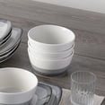 thumbnail image 7 of Noritake Colorscapes Layers Charcoal 12-Piece Square Dinnerware Set, Service for 4, 7 of 7