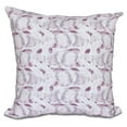 thumbnail image 2 of Simply Daisy 16" x 16" Fishwich Animal Print Pillow, Coral, 2 of 2