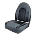 thumbnail image 1 of Asiento de bote plegable de la espalda alta asiento de cojín suave asiento asiento de tornillo impermeable para el tornillo de montaje asiento de, 1 of 8