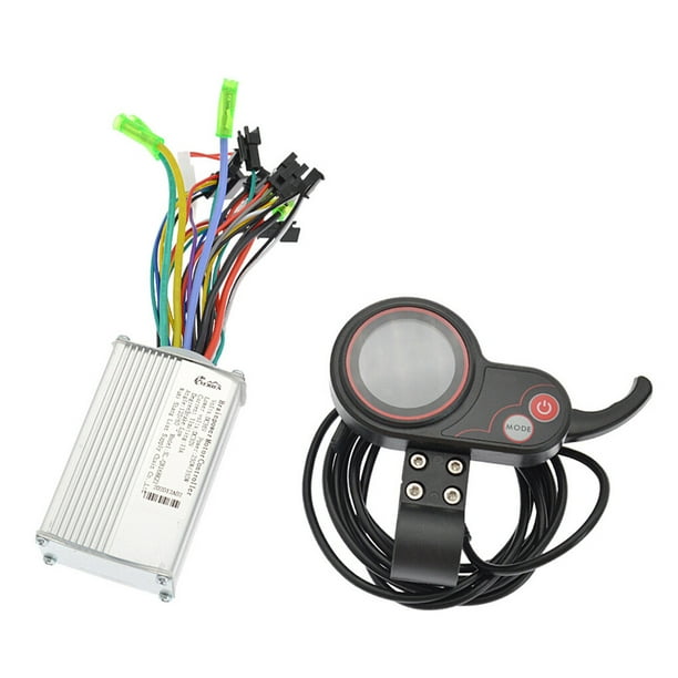 Eigraketly NERIES Un conjunto de controlador de scooter eléctrico LCD Negro Necesidad de motores eléctricos de velocidad Accesorios de coche de Bicicletas eléctricas 【36V】