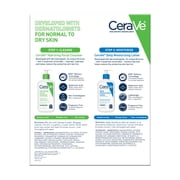CeraVe Daily Skincare Essentials Kit for Balanced to Dry Skin, 2 Piece Set