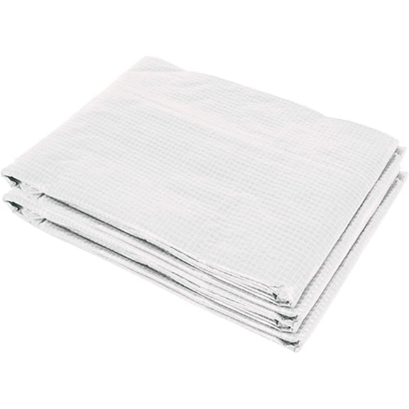 10x7x7FT Plastic Greenhouse Cover Replacement Tarp for Hoop House with 6 Windows