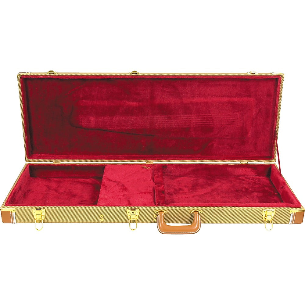 Musician's Gear Deluxe Electric Guitar Case, Tweed